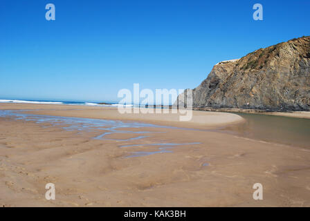 Odeceixe Strand, Praia de Odeceixe, Aljezur, Algarve Portugal Stockfoto