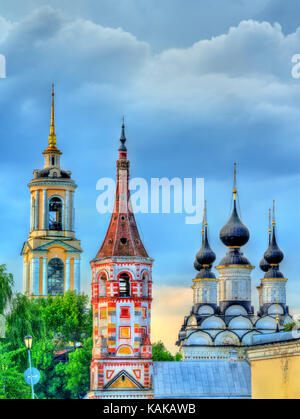 St. Antipas und St. Lazarus Kirchen in Wladimir, Russland Stockfoto