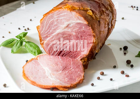 Hausgemachten Schinken Stockfoto