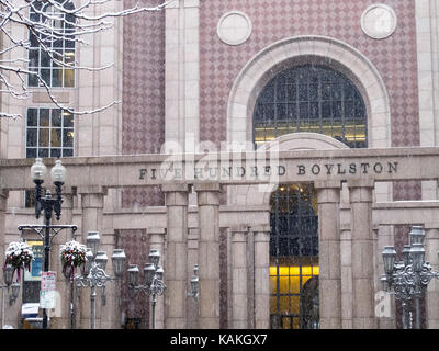 500 Boylston Street in Boston. Stockfoto