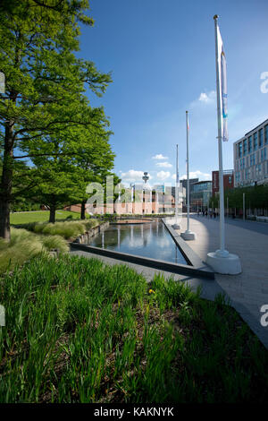 Liverpool One Shopping-, Wohn- und Freizeitzentrum in Liverpool, England. Stockfoto