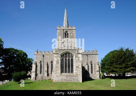 Der hl. Jungfrau Maria Kirche, Ivinghoe, Buckinghamshire Stockfoto