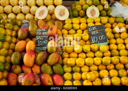 Markt produzieren, Copacabana, Rio de Janeiro, Brasilien, Südamerika Stockfoto