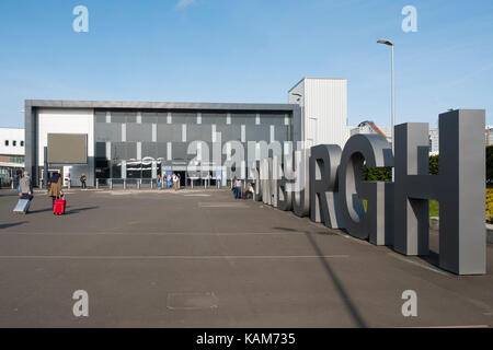 Edinburgh International Airport, Lothian, Schottland, Vereinigtes Königreich. Stockfoto