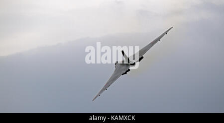 Vulcan Bomber im Southport Air Show in Southport, Lancashire, England, Großbritannien Stockfoto