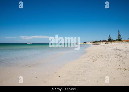 Geographe Bucht und Busselton Strandblick in West Busselton Stockfoto