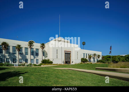 Der wunderschönen Santa Monica City Hall in Los Angeles County, Kalifornien, USA Stockfoto