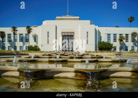 Der wunderschönen Santa Monica City Hall in Los Angeles County, Kalifornien, USA Stockfoto