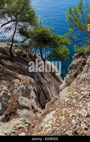 CASSIS, LES CALANQUES, BDR FRANKREICH 13 Stockfoto