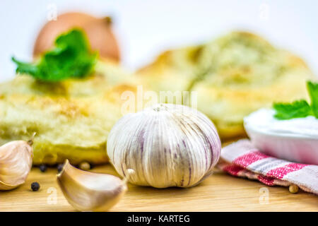 Käse burek/sirnica Zusammensetzung Stockfoto