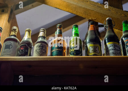 Batemans Brauerei hat einen sehr guten Ruf für ausgezeichnete Handwerk Bier gewonnen. Die Bilder wurden mit Erlaubnis während einer geführten Tour genommen. Stockfoto