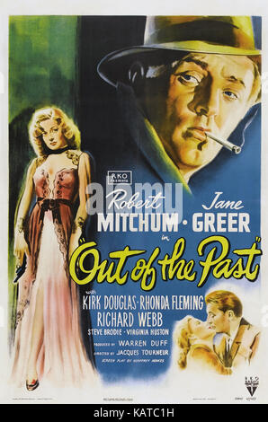 Aus der Vergangenheit heraus 1947 RKO Radio Pictures Film mit Jane Greer und Robert Mitchum Stockfoto