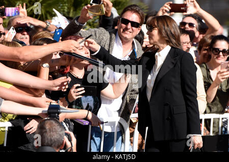 San Sebastian, Spanien. September 2017. Monica Belucci wird beim 65. San Sebastian Film Festival am 27. September 2017 in San Sebastian, Spanien, gesehen. Quelle: Geisler-Fotopress/Alamy Live News Stockfoto