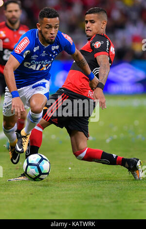 Belo Horizonte, Brasilien. 27 Sep, 2017. Rafinha do Cruzeiro bei einem Match zwischen Cruzeiro und Flamengo, gültig für die Brasilien Cup, am Mineirão Stadium statt. Credit: Daniel Oliveira/FotoArena/Alamy leben Nachrichten Stockfoto