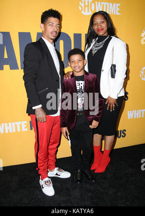 West Hollywood, CA, USA. 27 Sep, 2017. Lonnie Chavis. Weltpremiere von Showtime's ''weiß'' der berühmten Jeremy in West Hollywood statt. Credit: Birdie Thompson/AdMedia/ZUMA Draht/Alamy leben Nachrichten Stockfoto