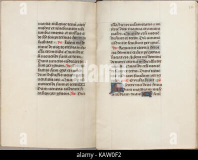 Trivulzio Buch der Stunden KW SMC1 Folios 305v (links) und 306 r (rechts) Stockfoto