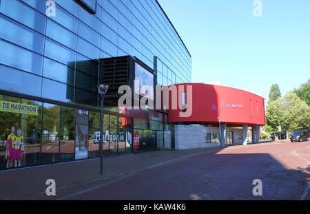 'De Harmonie, großer Konzertsaal und Theater Veranstaltungsort in Leeuwarden, die Hauptstadt von Friesland, Niederlande. Stockfoto