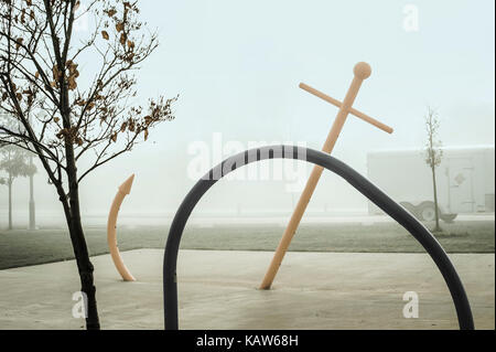 Kinderspielplatz an der Hamilton Beach Gemeinschaft Stockfoto