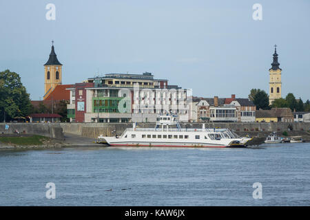 Ungarn, Mohacs port Stockfoto