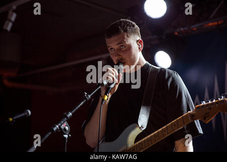 Der norwegische Sänger, Songwriter und Musiker Gundelach führt an der Norwegischen Musik Festival Trondheim Aufruf 2016 leben. Norwegen, 06/02 2016. Stockfoto