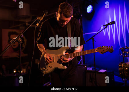 Der norwegische Sänger, Songwriter und Musiker Gundelach führt an der Norwegischen Musik Festival Trondheim Aufruf 2016 leben. Norwegen, 06/02 2016. Stockfoto