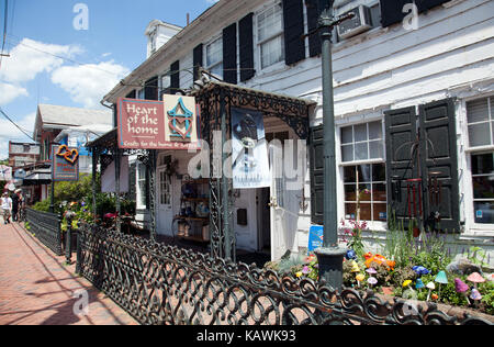 Hauptstraße durch neue Hoffnung Stadt in Bucks County, Pennsylvania, USA Stockfoto