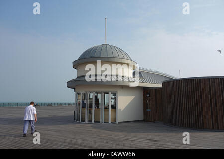 Pavillon am neuen Pier von Hastings, East Sussex Stockfoto