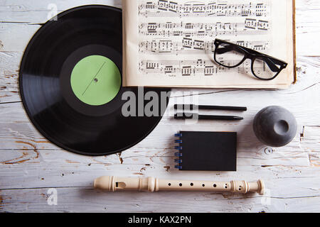 Zurück zu Schule Komposition Stockfoto