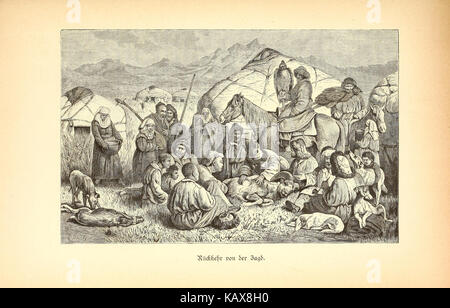 Titel „vom Nordpol zum Äquator“ bedeutet „vom Nordpol zum Äquator“, eine literarische oder geografische Entdeckungsreise, die den Globus von der Arktis bis zum Äquator umspannt. Der Text hebt geografische und kulturelle Kontraste hervor. Stockfoto