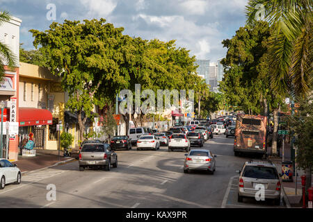 Miami, Florida. Calle Ocho (8. Straße), Little Havana. Stockfoto