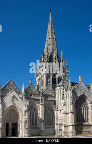 Kirche Notre Dame Carentan Normandie Frankreich Stockfoto