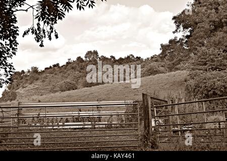 Wiliam Docherty ging ich um twechar. Was ist ein kleines Bergbau Dorf im East Dunbartonshire in Schottland. Stockfoto