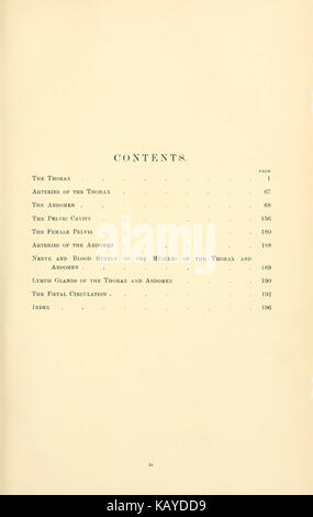 Diese Arbeit zur topographischen Anatomie des Thorax und des Abdomens des Pferdes bietet detaillierte anatomische Darstellungen. Es ist eine wichtige Ressource für tierärztliche Studien, die sich auf die innere Struktur des Pferdes konzentriert. Stockfoto
