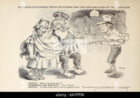 Ein Zeichentrick aus der *Spokesman-Review* von W. C. Morris, der seine satirischen Illustrationen zeigt, die oft soziale und politische Fragen des frühen 20. Jahrhunderts widerspiegeln. Stockfoto