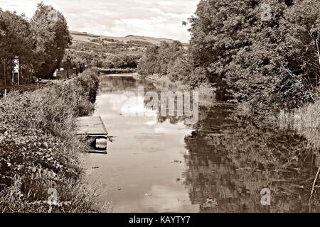 Wiliam Docherty ging ich um twechar. Was ist ein kleines Bergbau Dorf im East Dunbartonshire in Schottland. Stockfoto