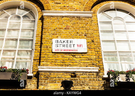 Baker Street London UK, Baker Street, Baker Street London W 1, Baker Street London UK England, Baker Street London City, London, UK Stockfoto