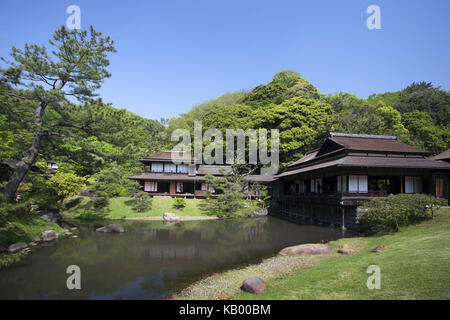 Japan, Yokohama, Sankei-en Garten, Stockfoto