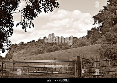 Wiliam Docherty ging ich um twechar. Was ist ein kleines Bergbau Dorf im East Dunbartonshire in Schottland. Stockfoto