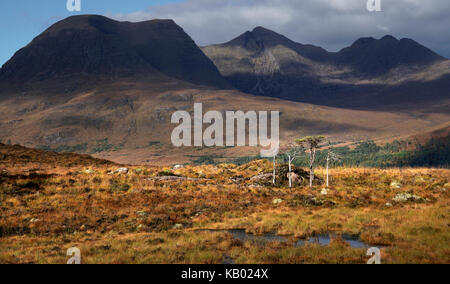 Beinn Alligin (das Juwel von torridon) Stockfoto