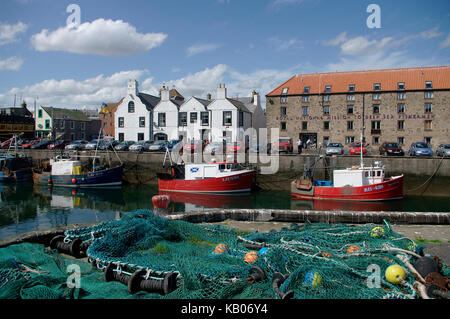 Eyemouth Hafen Stockfoto