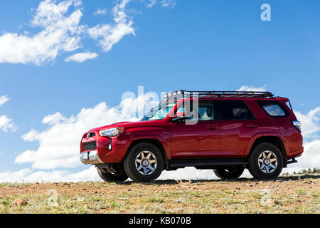 2014 Toyota 4Runner Trail Premium auf rauen Allradantrieb 4WD-Road, Central Colorado, USA Stockfoto