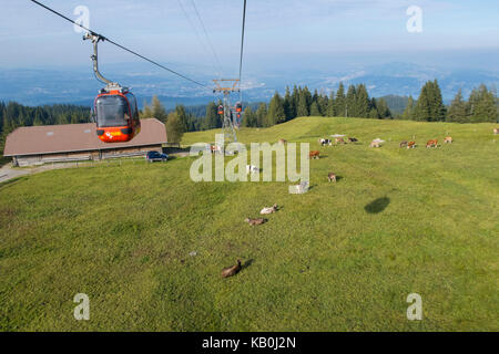 Gondelfahrt zum Mt Pilatus in Luzern Schweiz Luzern Schweizer Stockfoto