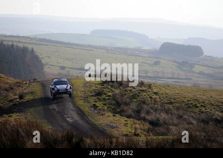 Dixies überqueren, auf halbem Weg 2. WRC 2011. Stockfoto