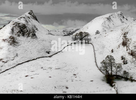 Chrom und Parkhouse im Winter Stockfoto