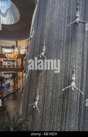 Skulpturen im Einkaufszentrum Dubai Mall, Stockfoto