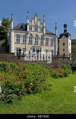 Deutschland, Rheinland - Pfalz, sayn, Kreis mayen Koblenz, Schloss, Herkunft im 14. Jhdt., Inhaber Fürsten zu sayn - Wittgenstein, Stockfoto