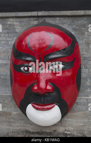 Traditionelle Maske, Splendid China Park, Shenzhen, Stockfoto