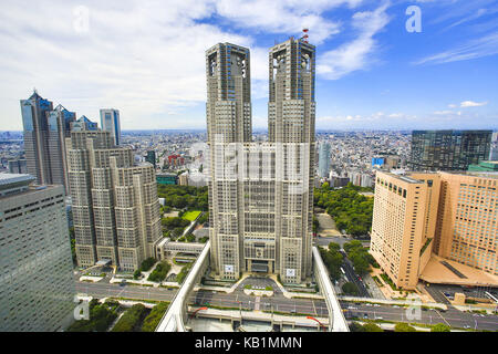 Regierung Gebäude der Präfektur Tokio, Stockfoto