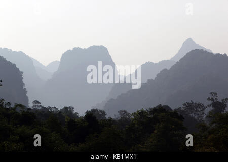 Asien, Südostasien, Laos, zentral Laos, tha khaek, Straße 12, wird die Schleife, khammuan, mahaxai, Stockfoto