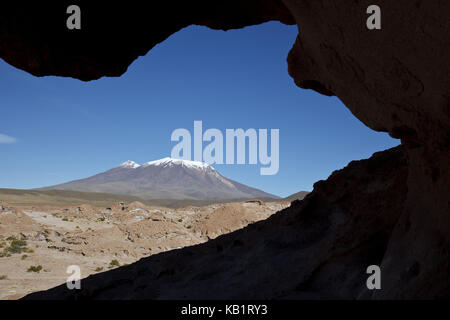 Bolivien, Los Lipez, Mirador Volcan Ollagüe, Stockfoto